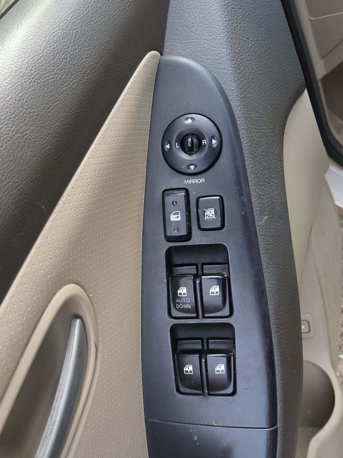 2007-2010 Hyundai Elantra Master Power Window Switch Replacement Driver Side Left Fits Fits 2007 2008 2009 2010 OEM Used Aut