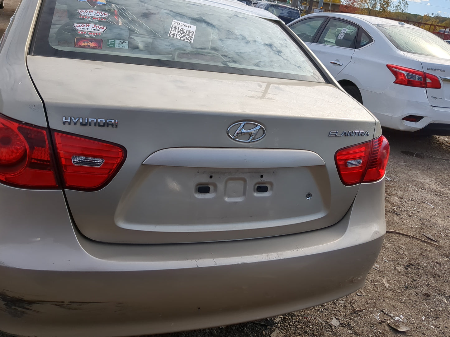 2007-2010 Hyundai Elantra Trunk/decklid/hatch/tailgate Oem - Oemusedautoparts1.com