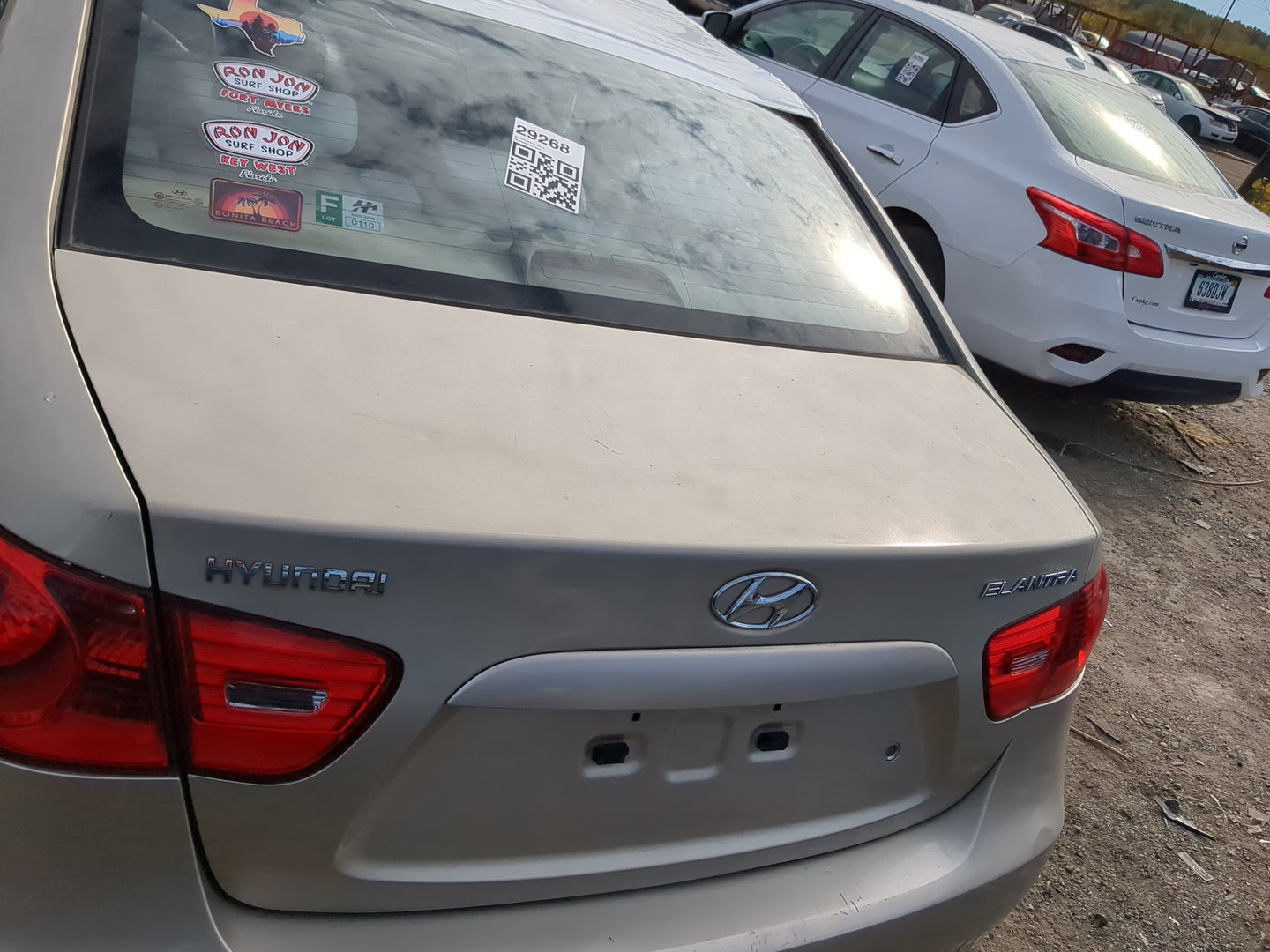 2007-2010 Hyundai Elantra Trunk/decklid/hatch/tailgate Oem 1216756 - Oemusedautoparts1.com
