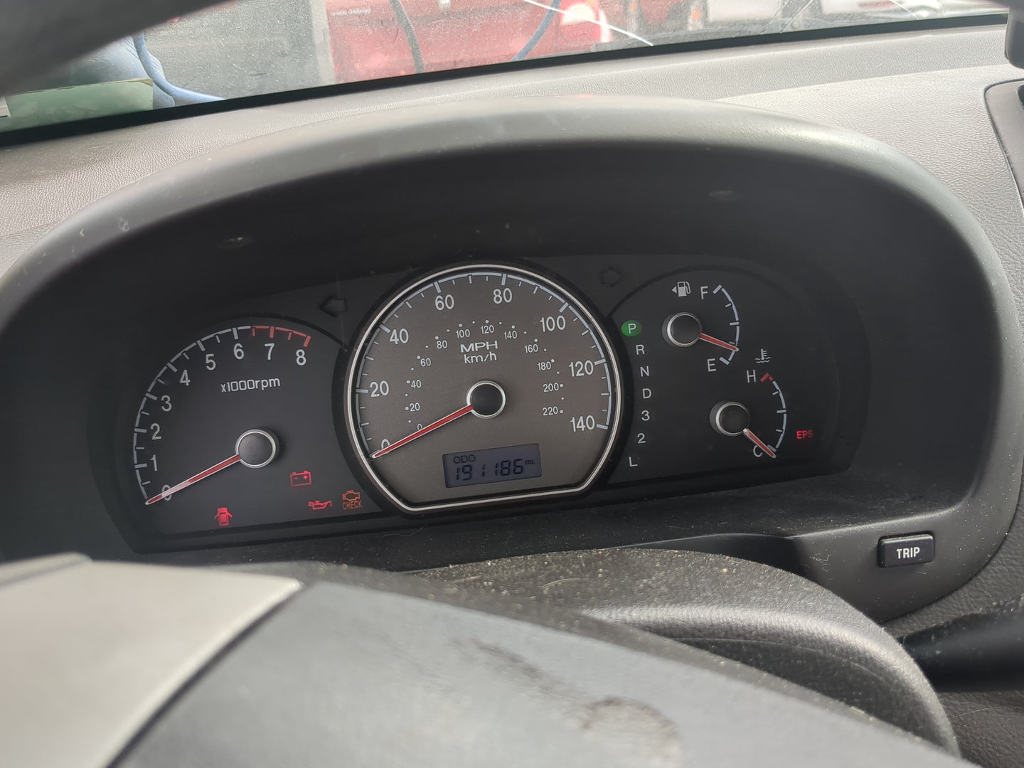 2007-2010 Hyundai Elantra Instrument Cluster Speedometer Gauges Miles:191K Fits Fits 2007 2008 2009 2010 OEM Used Auto Parts