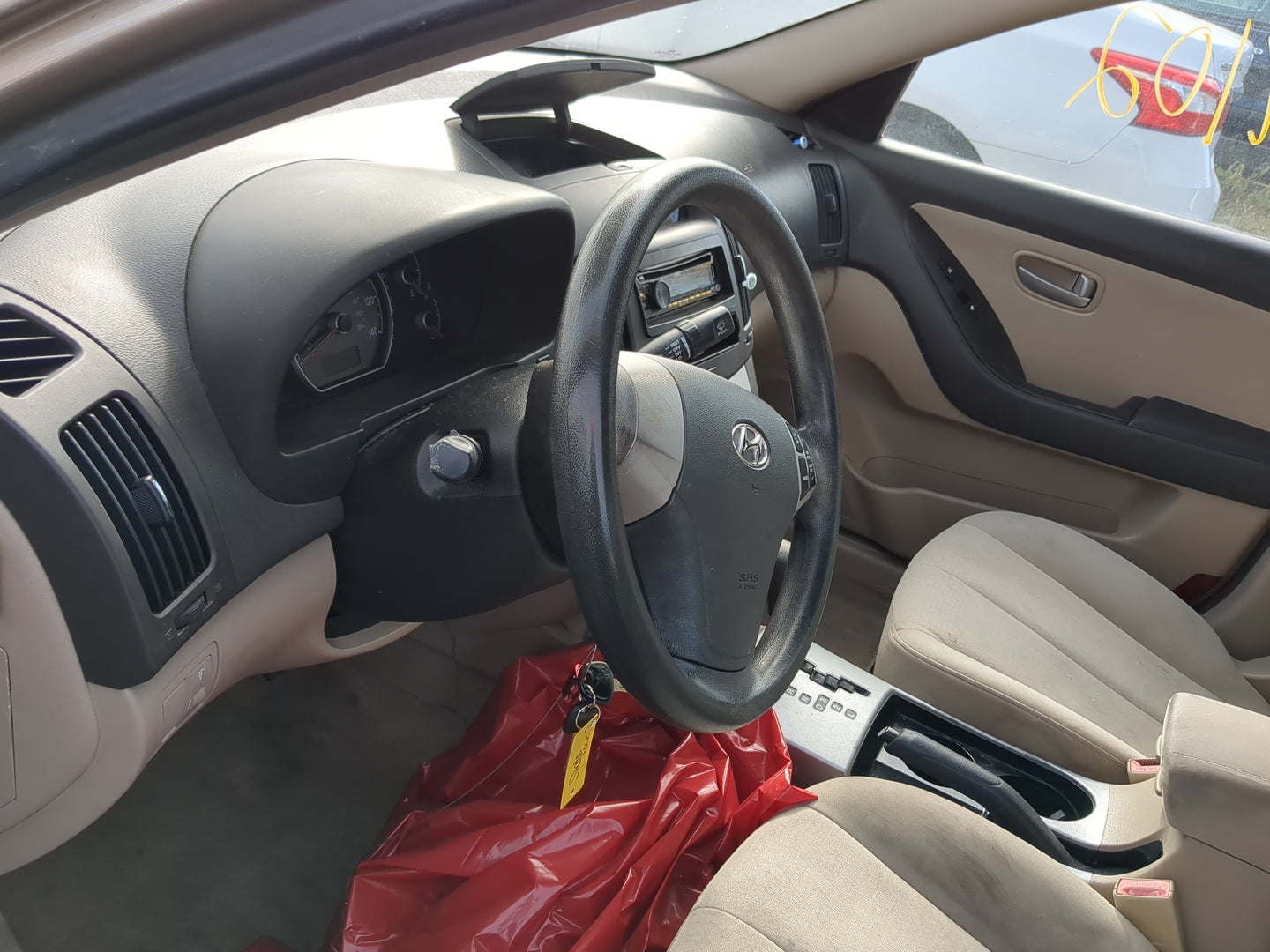 2007-2010 Hyundai Elantra Air Bag Driver Left Steering Wheel Mounted - Oemusedautoparts1.com