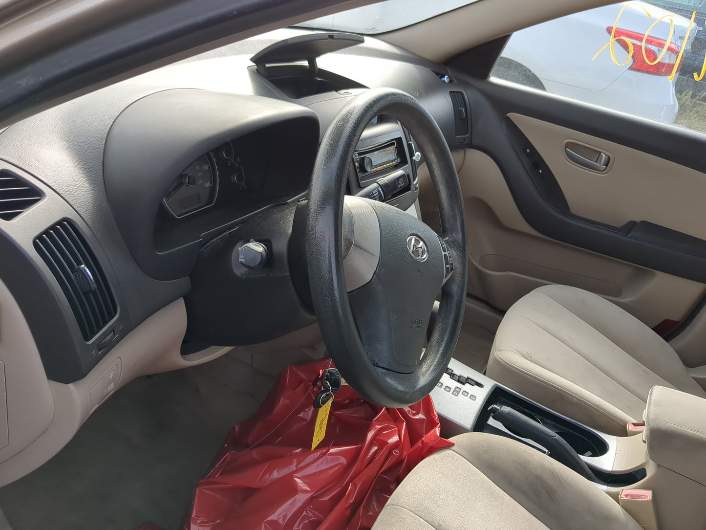 2007-2010 Hyundai Elantra Air Bag Driver Left Steering Wheel Mounted - Oemusedautoparts1.com