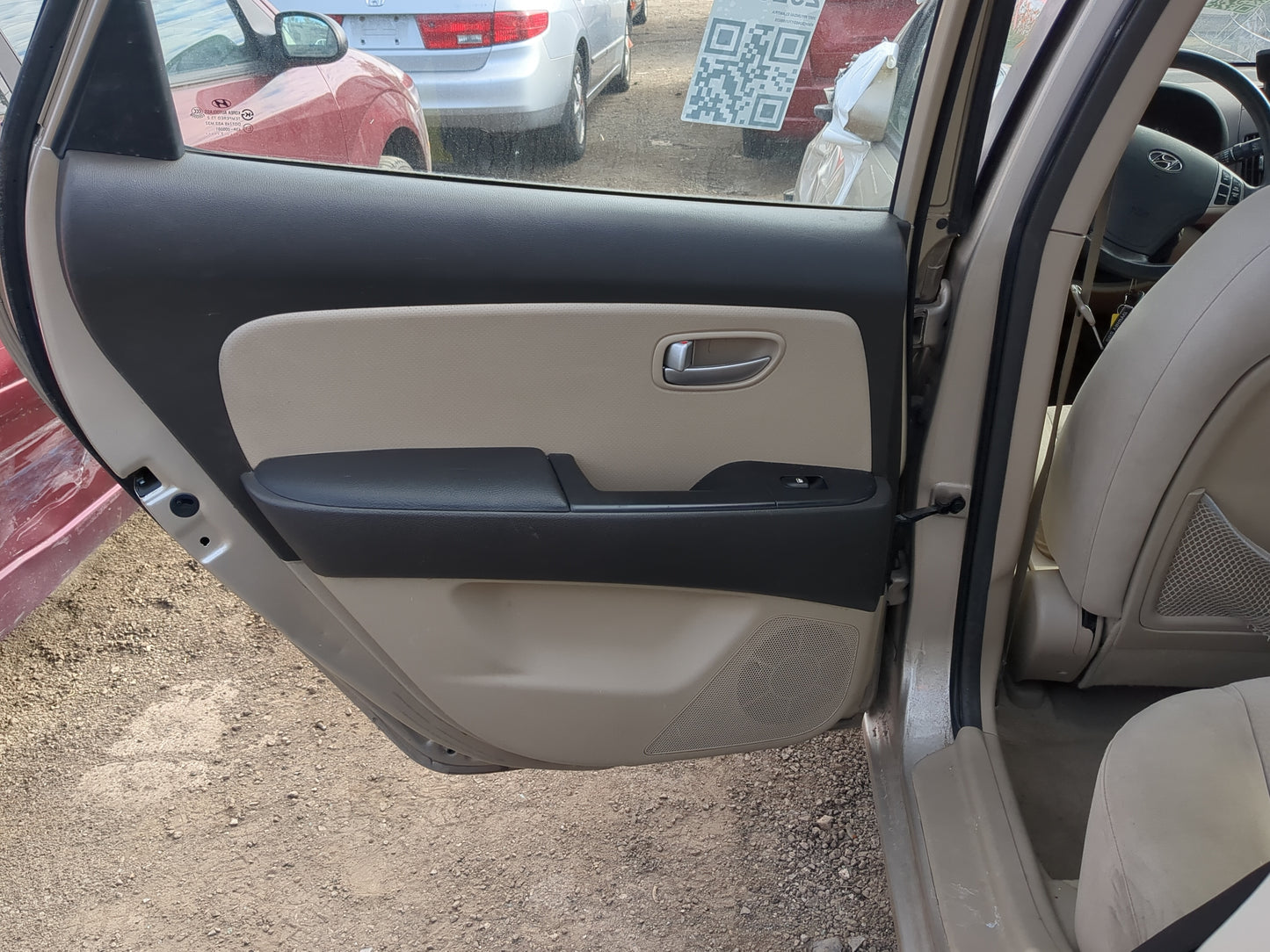 2007-2010 Hyundai Elantra Driver Rear Door Oem - Oemusedautoparts1.com
