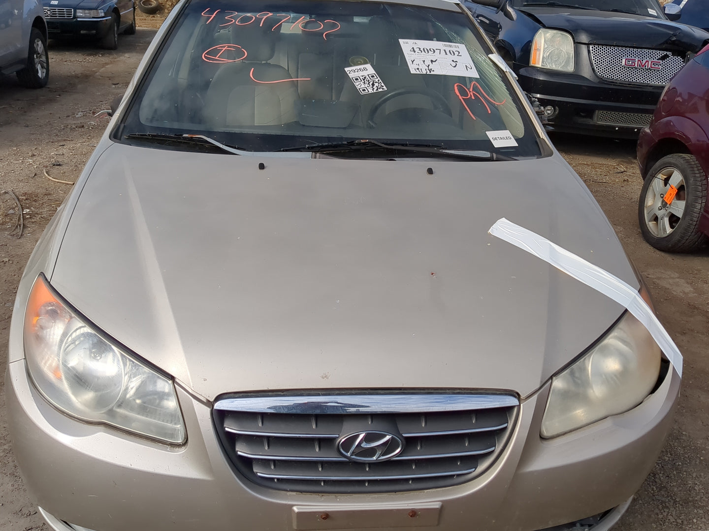 2007-2010 Hyundai Elantra Hood Oem - Oemusedautoparts1.com