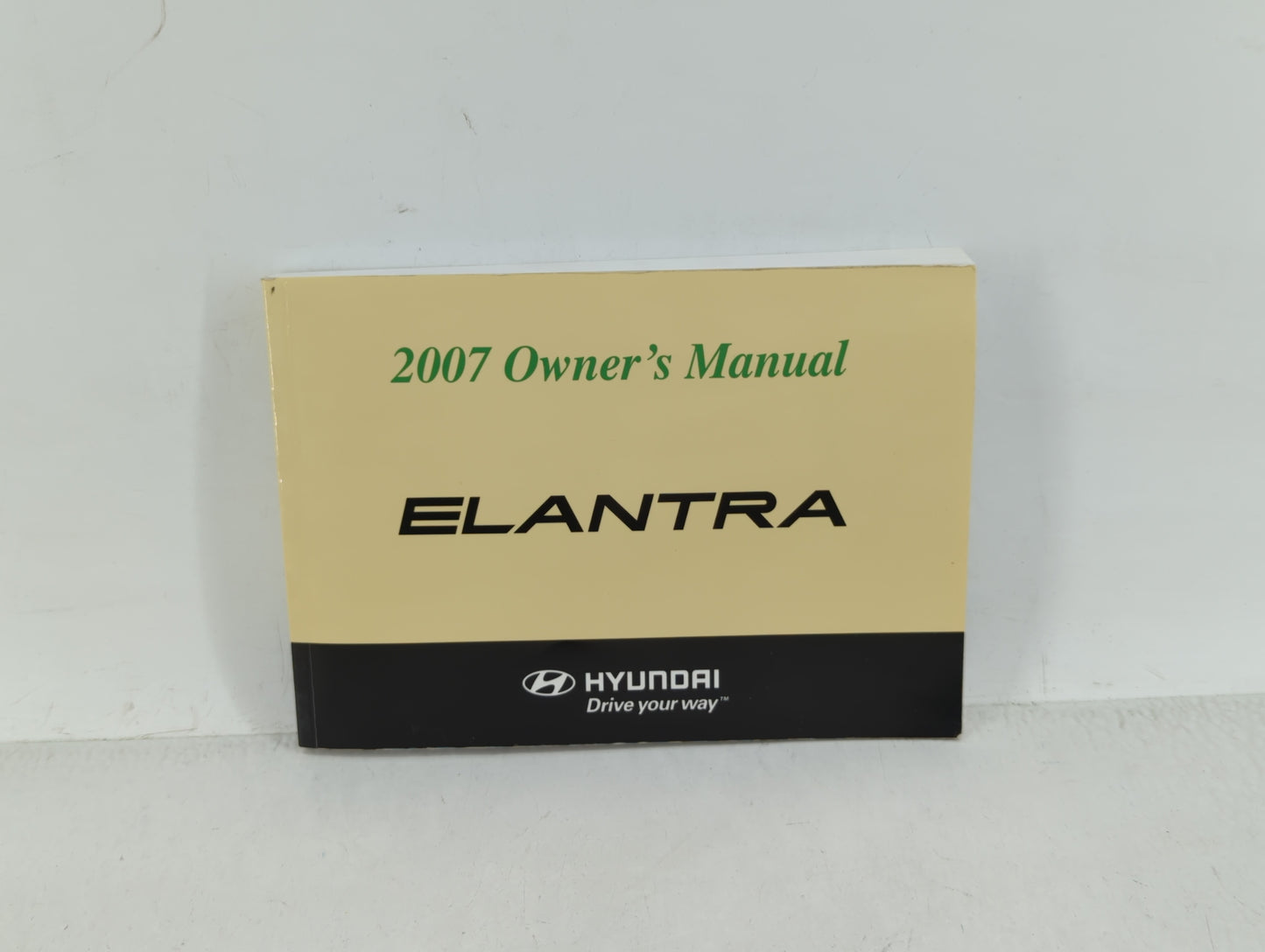 2007 Hyundai Elantra Owners Manual Book Guide P/N:A2H0-EU60C OEM Used Auto Parts - Oemusedautoparts1.com
