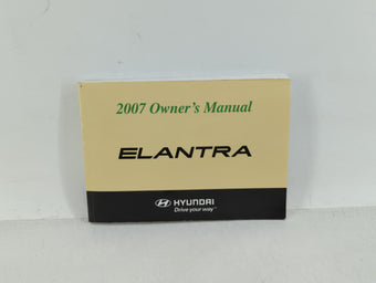 compare product 2007 Hyundai Elantra Owners Manual Book Guide P/N:A2H0-EU60C OEM Used Auto Parts