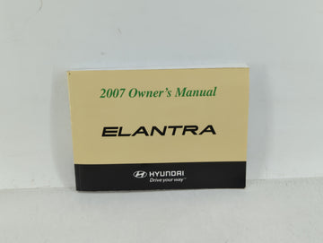 2007 Hyundai Elantra Owners Manual Book Guide P/N:A2H0-EU60C OEM Used Auto Parts - Oemusedautoparts1.com