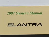 2007 Hyundai Elantra Owners Manual Book Guide P/N:A2H0-EU60C OEM Used Auto Parts - Oemusedautoparts1.com