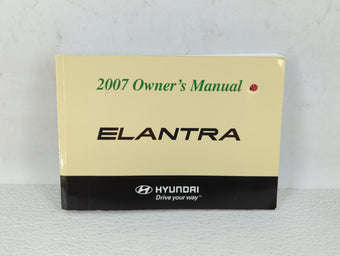 compare product 2007 Hyundai Elantra Owners Manual Book Guide OEM Used Auto Parts