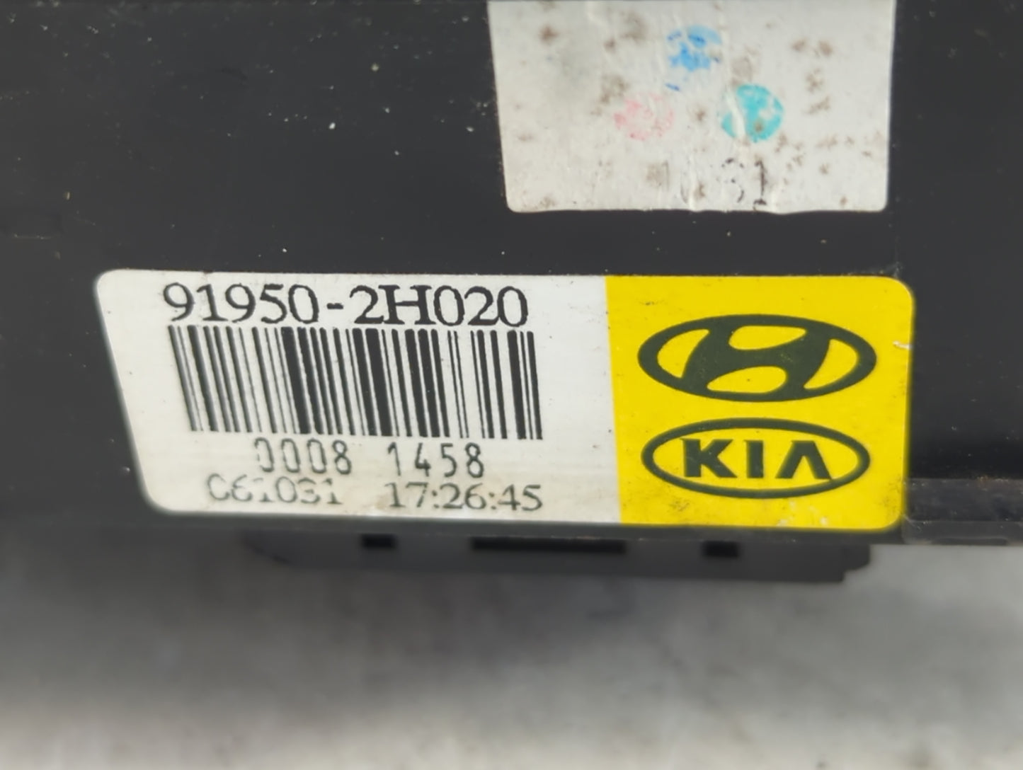 2007-2009 Hyundai Elantra Fusebox Fuse Box Panel Relay Module P/N:061031 91950-2H020 Fits Fits 2007 2008 2009 OEM Used Auto 