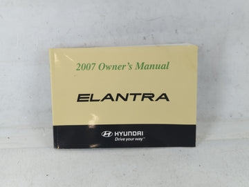2007 Hyundai Elantra Owners Manual Book Guide P/N:A2HO-EU6ND OEM Used Auto Parts - Oemusedautoparts1.com