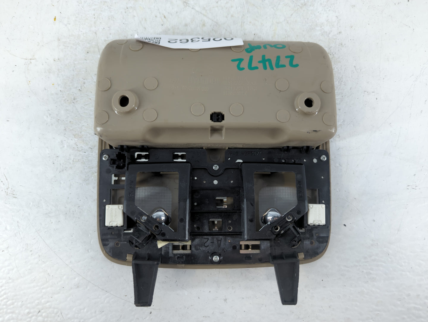 2007 Hyundai Elantra Overhead Roof Console - Oemusedautoparts1.com