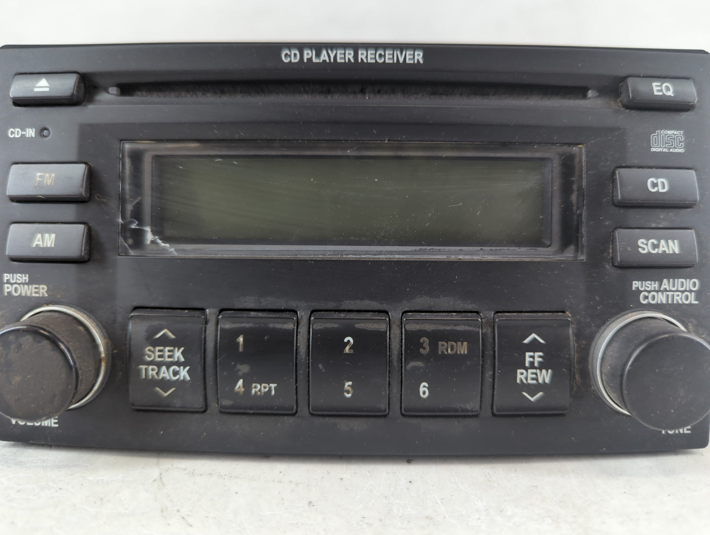 2007 Hyundai Entourage Radio AM FM Cd Player Receiver Replacement P/N:96140-4D100VA Fits Fits 2006 2008 OEM Used Auto Parts 