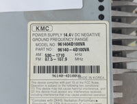 2007 Hyundai Entourage Radio AM FM Cd Player Receiver Replacement P/N:96140-4D100VA Fits Fits 2006 2008 OEM Used Auto Parts 
