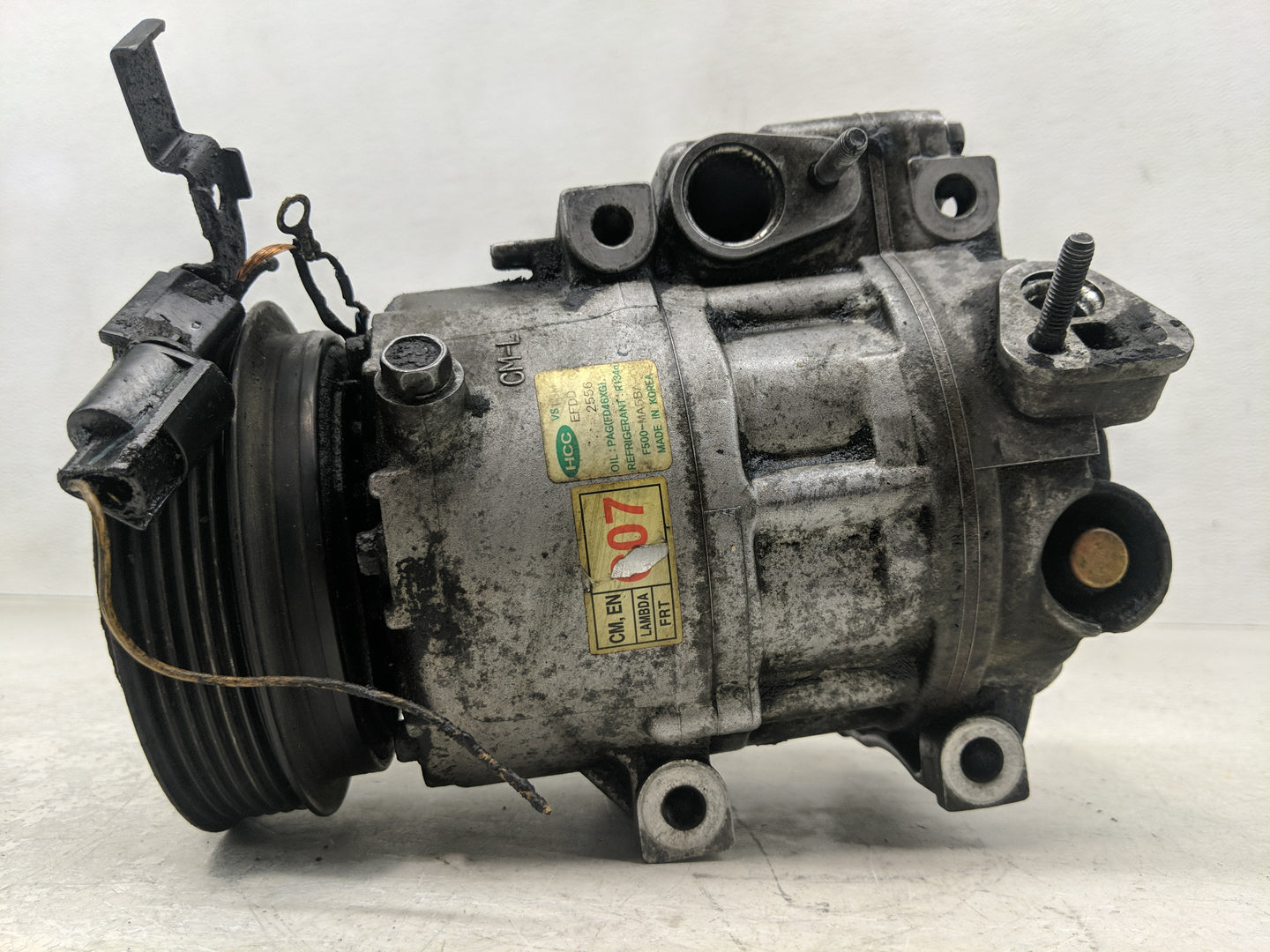 2007-2009 Hyundai Santa Fe Air Conditioning A/c Ac Compressor Oem - Oemusedautoparts1.com
