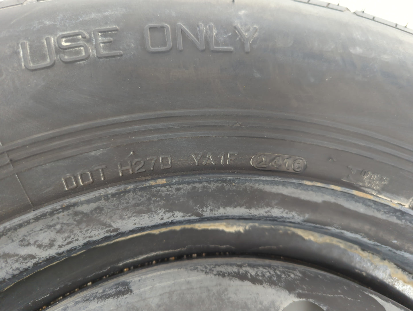 2007-2020 Hyundai Santa Fe Spare Donut Tire Wheel Rim Oem - Oemusedautoparts1.com