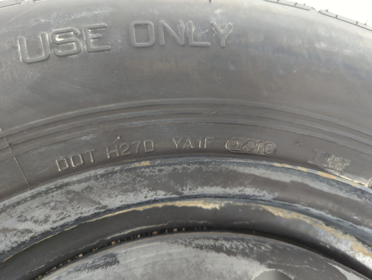 2007-2020 Hyundai Santa Fe Spare Donut Tire Wheel Rim Oem - Oemusedautoparts1.com