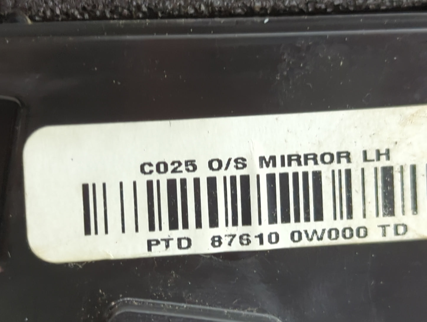 2007-2012 Hyundai Santa Fe Driver Side View Mirror - Left Door Mirror OEM Used - Oemusedautoparts1.com