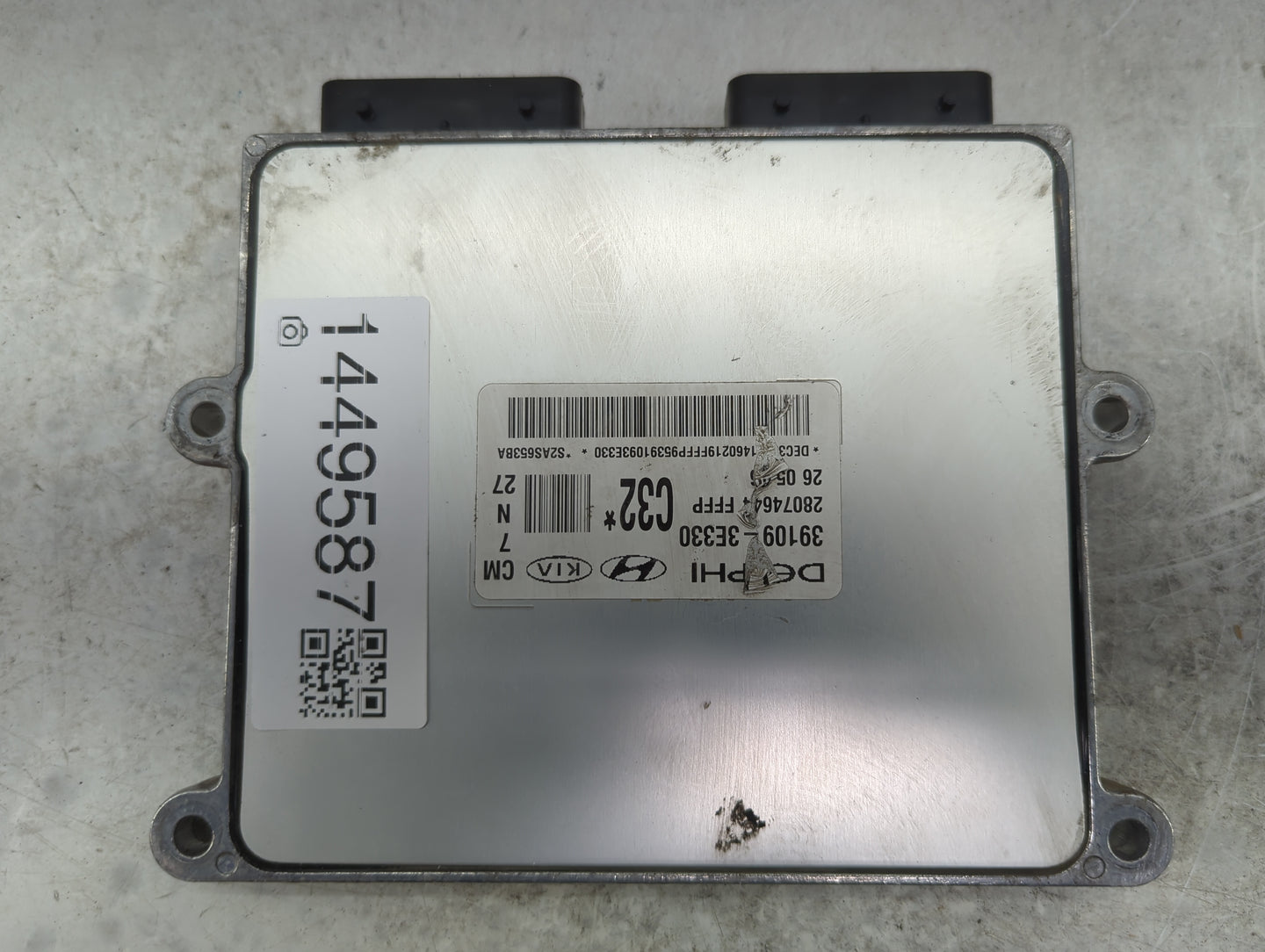 2007-2009 Hyundai Santa Fe PCM Engine Control Computer ECU ECM PCU OEM P/N:39109-3E330 Fits Fits 2007 2008 2009 OEM Used Aut