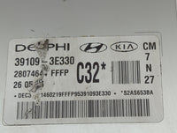 2007-2009 Hyundai Santa Fe PCM Engine Control Computer ECU ECM PCU OEM P/N:39109-3E330 Fits Fits 2007 2008 2009 OEM Used Aut