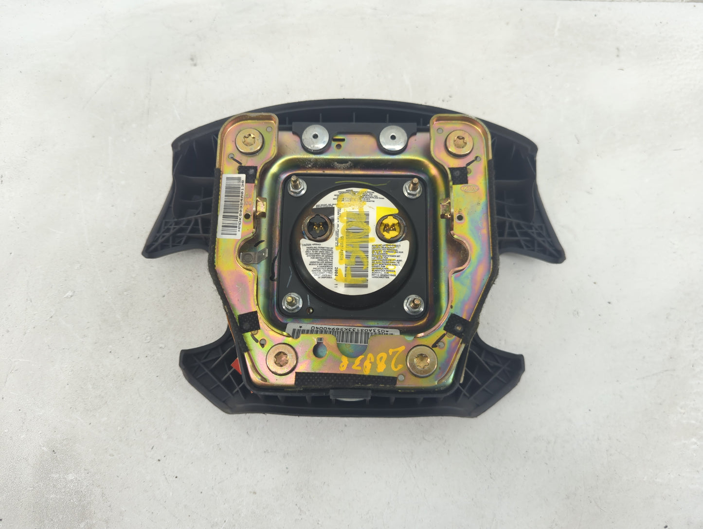 2006-2008 Hyundai Sonata Air Bag Driver Left Steering Wheel Mounted Grey - Oemusedautoparts1.com