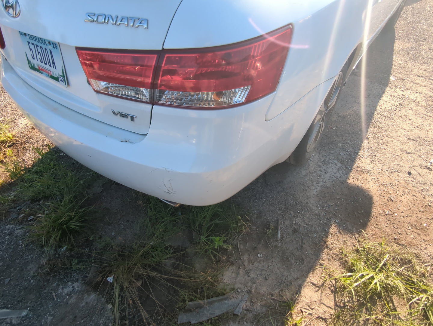 2006-2008 Hyundai Sonata Rear Bumper Assembly Oem - Oemusedautoparts1.com