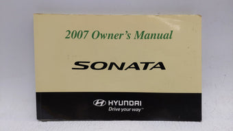 compare product 2007 Hyundai Sonata Owners Manual Book Guide OEM Used Auto Parts