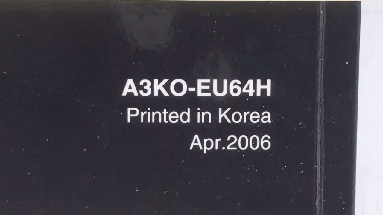 2007 Hyundai Sonata Owners Manual Book Guide OEM Used Auto Parts - Oemusedautoparts1.com