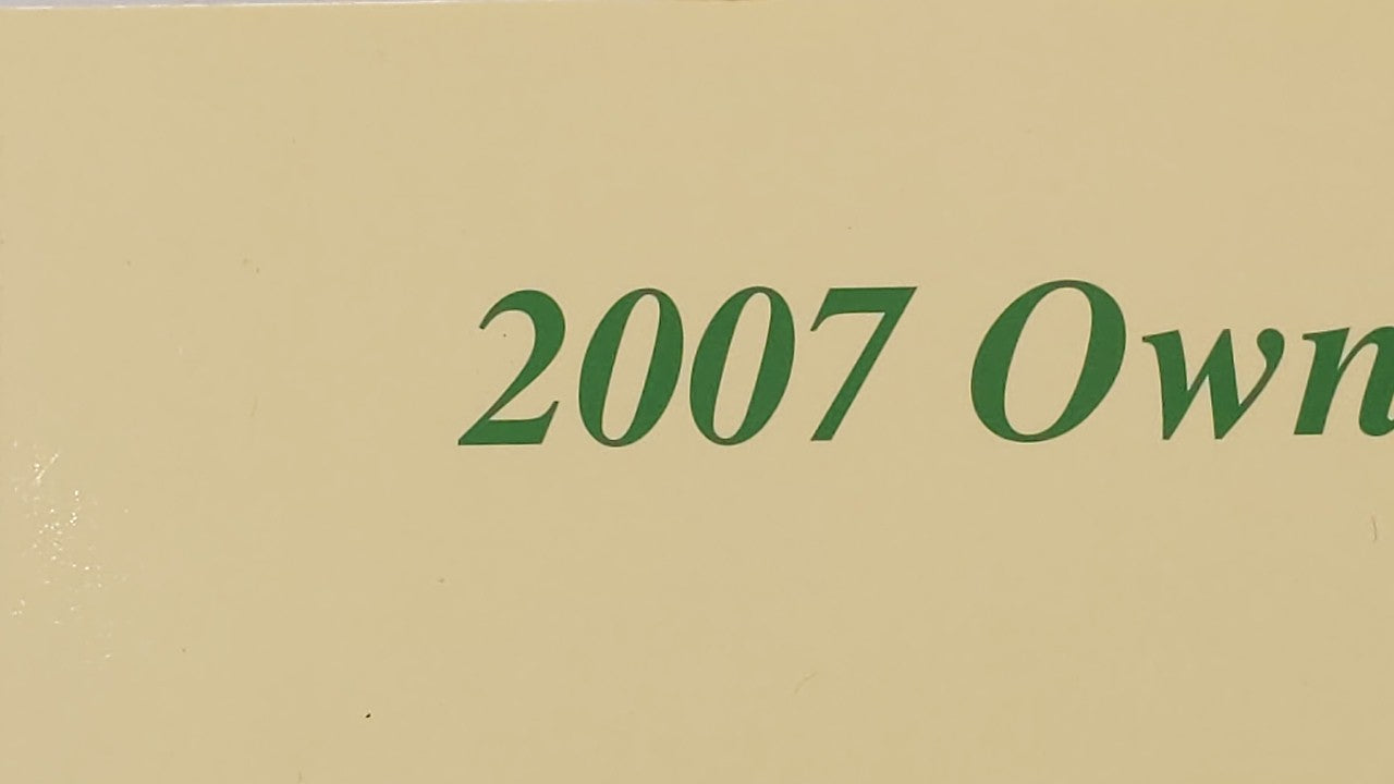 2007 Hyundai Sonata Owners Manual Book Guide OEM Used Auto Parts - Oemusedautoparts1.com