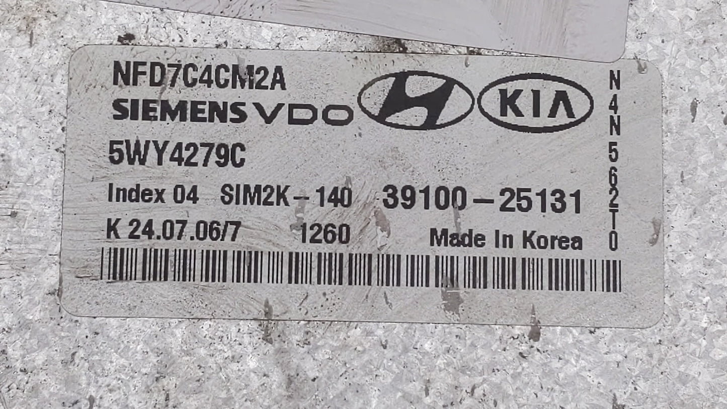 2006-2008 Hyundai Sonata PCM Engine Control Computer ECU ECM PCU OEM P/N:39100-25131 39100-25135 Fits Fits 2006 2007 2008 OE