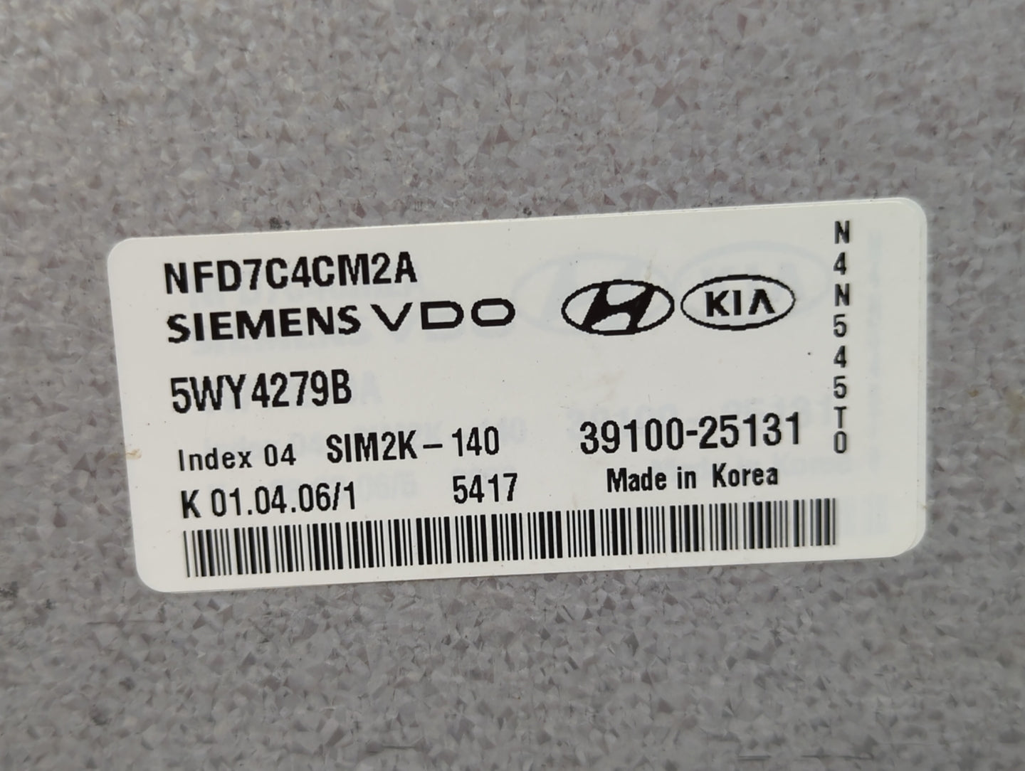 2006-2008 Hyundai Sonata PCM Engine Control Computer ECU ECM PCU OEM P/N:39100-25131 39100-25135 Fits Fits 2006 2007 2008 OE