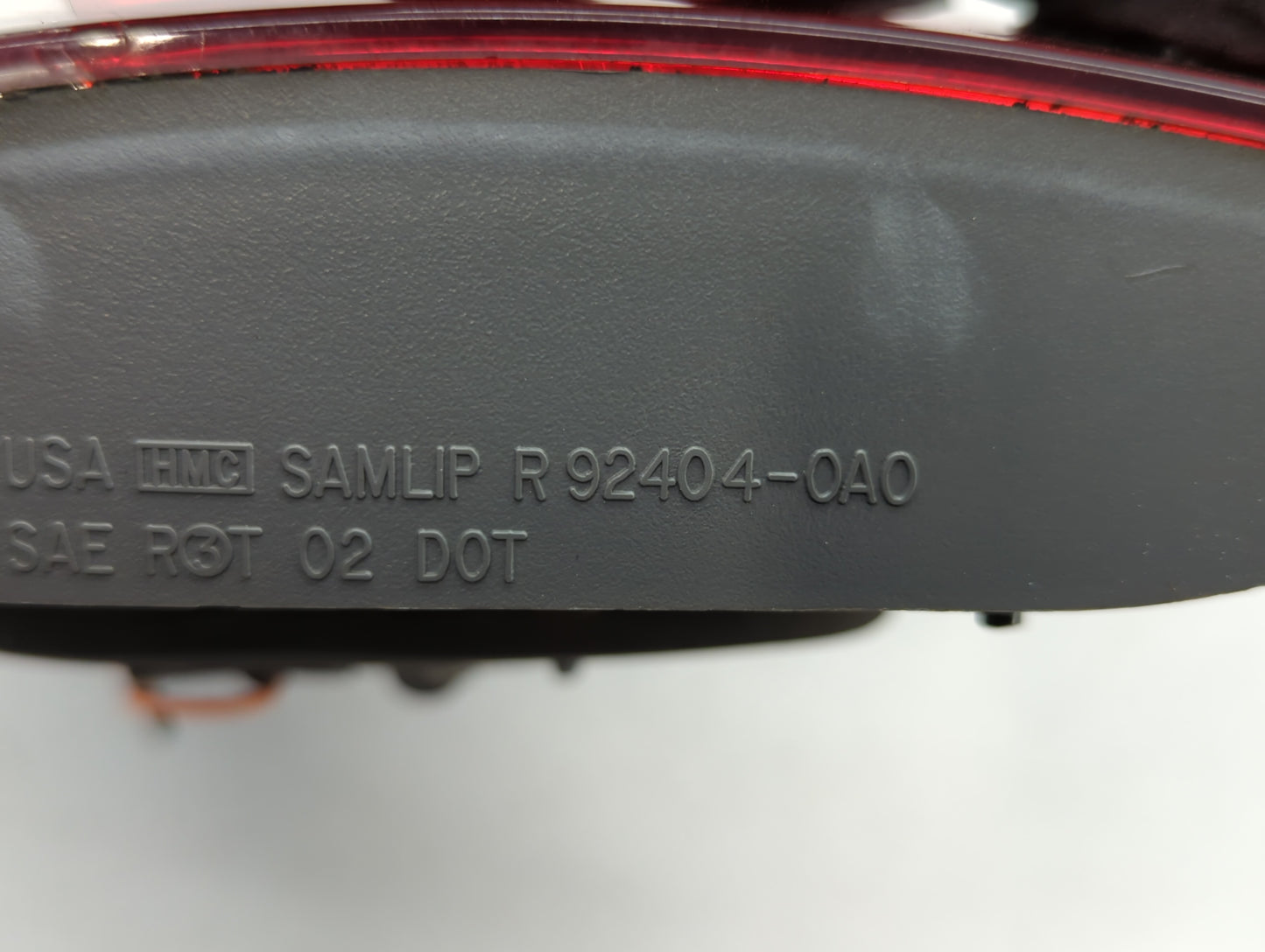 2006-2008 Hyundai Sonata Tail Light Assembly Passenger Right OEM P/N:92404-0A0 Fits Fits 2006 2007 2008 OEM Used Auto Parts 