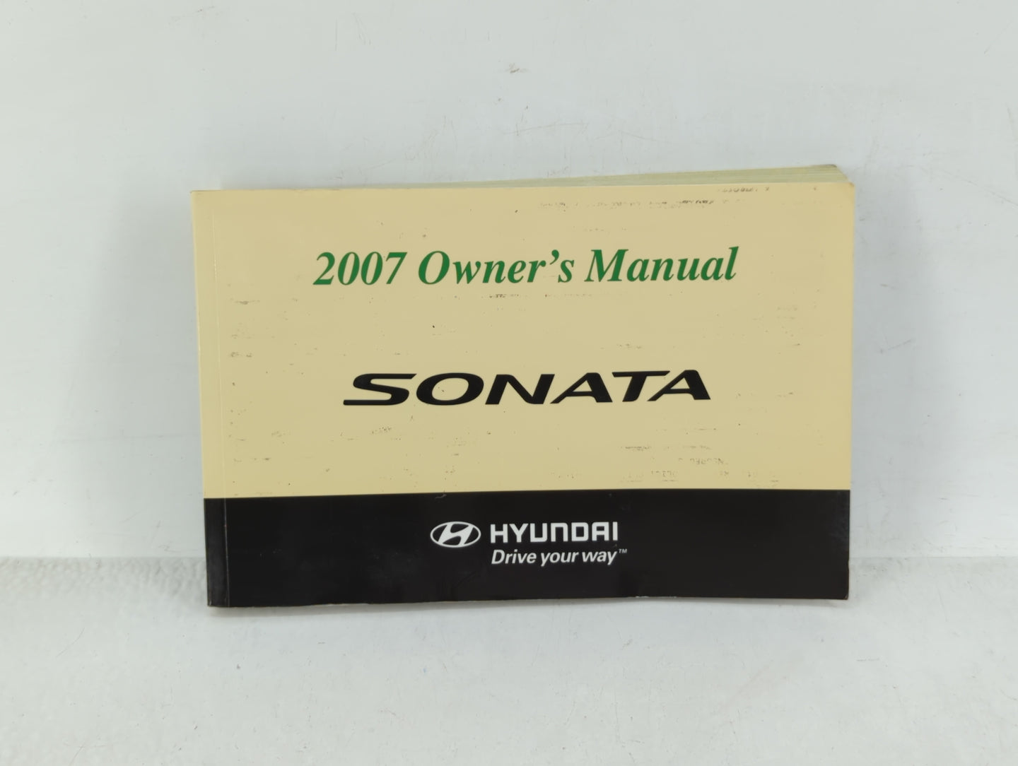 2007 Hyundai Sonata Owners Manual Book Guide OEM Used Auto Parts - Oemusedautoparts1.com