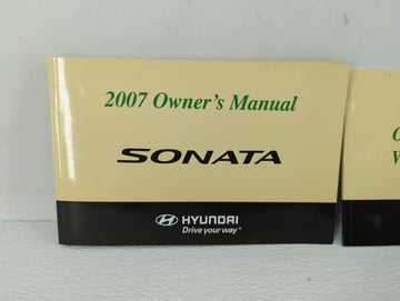 2007 Hyundai Sonata Owners Manual Book Guide OEM Used Auto Parts