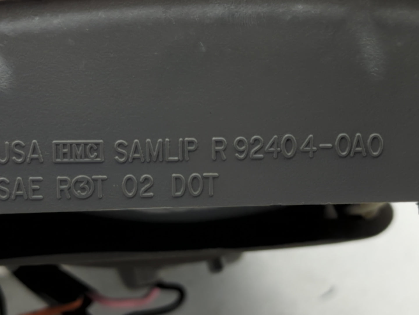 2006-2008 Hyundai Sonata Tail Light Assembly Passenger Right OEM P/N:92404-0A0 Fits Fits 2006 2007 2008 OEM Used Auto Parts 