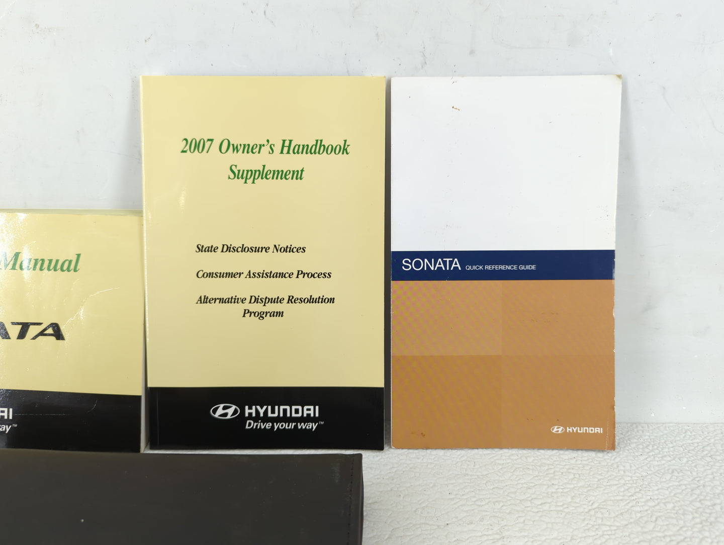 2007 Hyundai Sonata Owners Manual Book Guide OEM Used Auto Parts - Oemusedautoparts1.com
