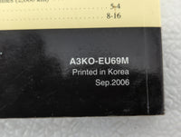 2007 Hyundai Sonata Owners Manual Book Guide OEM Used Auto Parts - Oemusedautoparts1.com