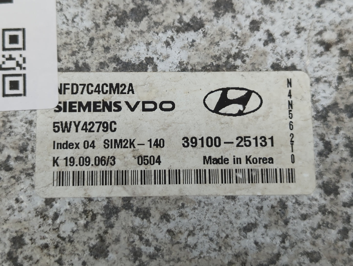 2006-2008 Hyundai Sonata PCM Engine Control Computer ECU ECM PCU OEM P/N:39100-25135 39100-25131 Fits Fits 2006 2007 2008 OE