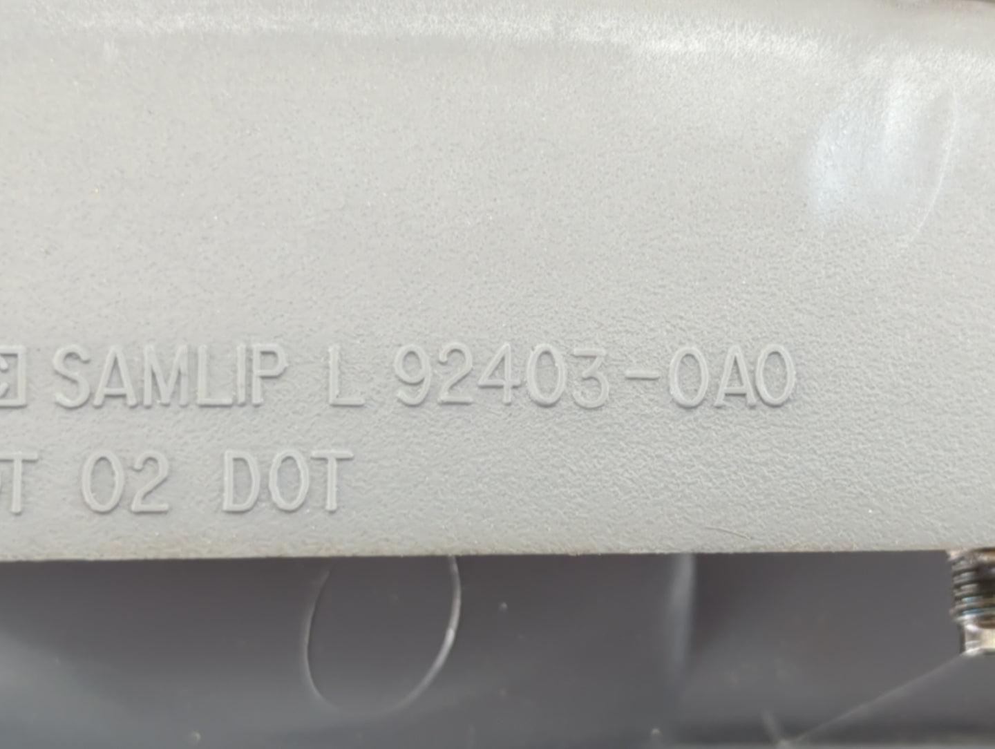 2006-2008 Hyundai Sonata Tail Light Assembly Driver Left OEM P/N:62403-0A0 Fits Fits 2006 2007 2008 OEM Used Auto Parts - Oe