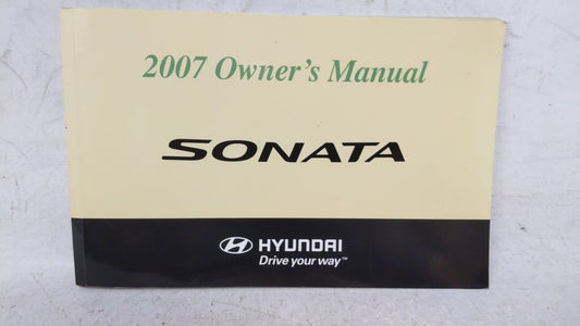 2007 Hyundai Sonata Owners Manual Book Guide OEM Used Auto Parts - Oemusedautoparts1.com