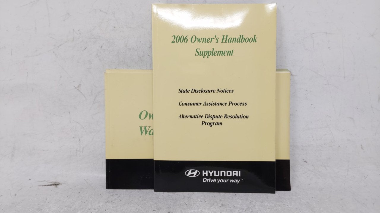 2007 Hyundai Sonata Owners Manual Book Guide OEM Used Auto Parts - Oemusedautoparts1.com