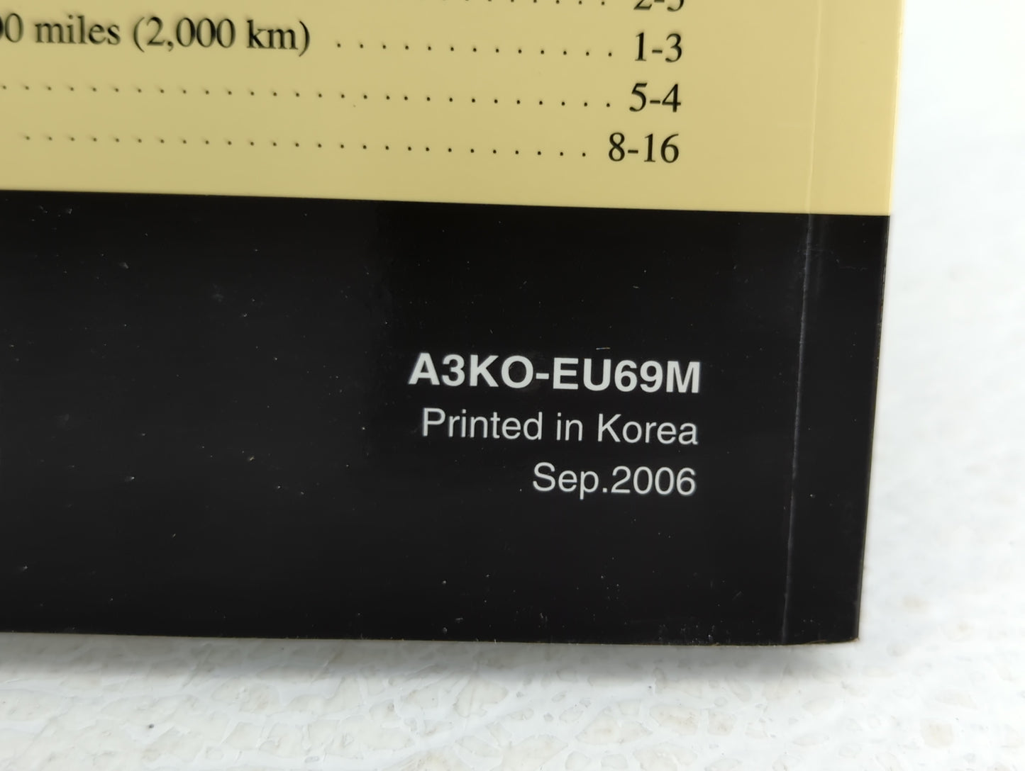 2007 Hyundai Sonata Owners Manual Book Guide P/N:A3K0-EU69M OEM Used Auto Parts - Oemusedautoparts1.com