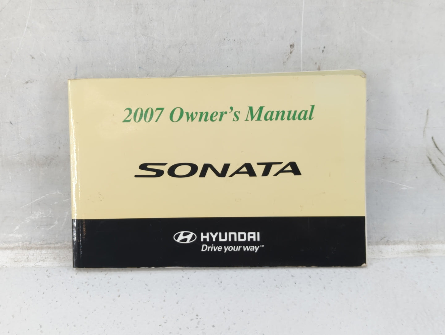 2007 Hyundai Sonata Owners Manual Book Guide P/N:A3K0-EU6N0 OEM Used Auto Parts - Oemusedautoparts1.com
