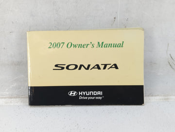 2007 Hyundai Sonata Owners Manual Book Guide P/N:A3K0-EU6N0 OEM Used Auto Parts - Oemusedautoparts1.com