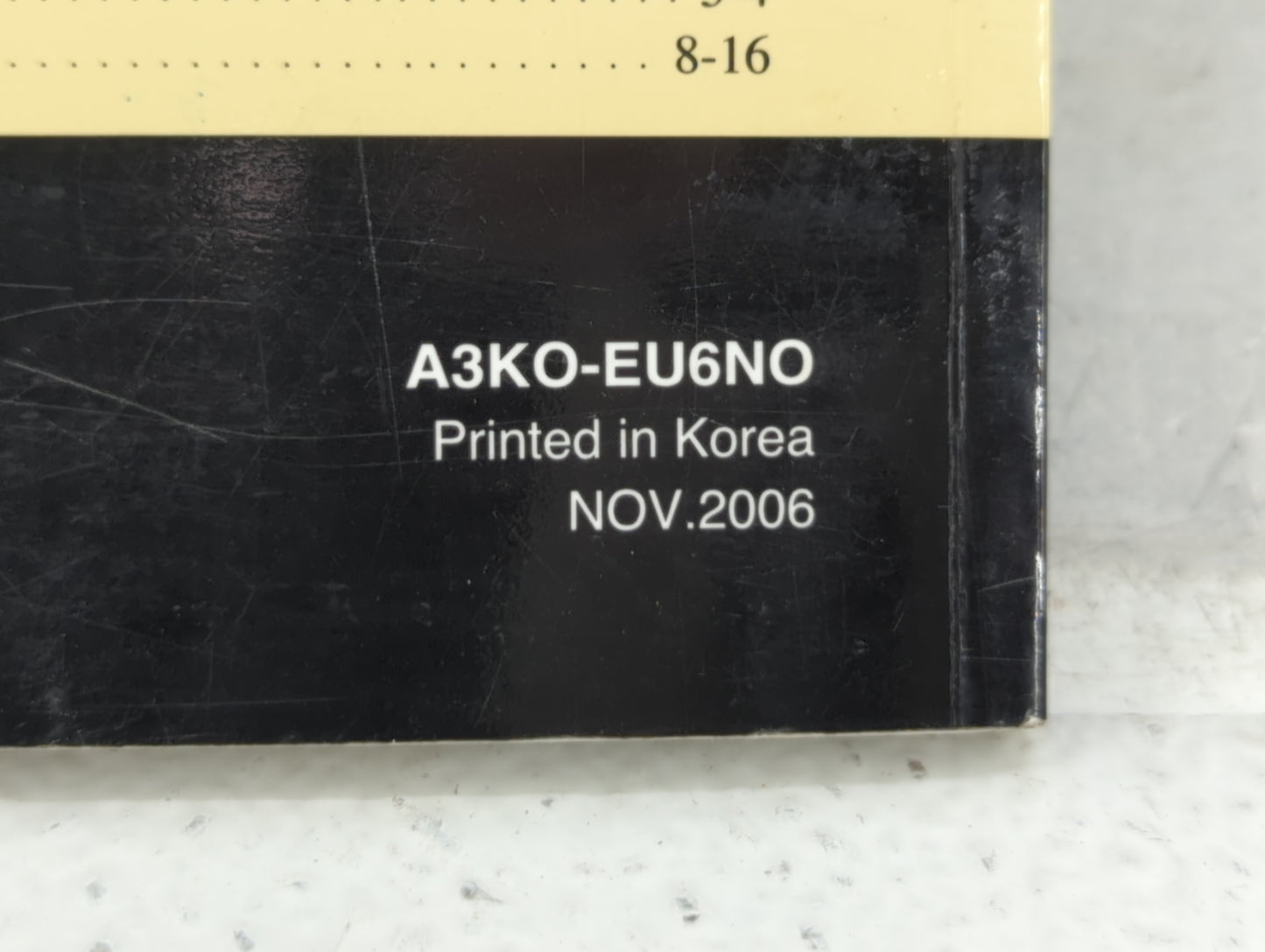 2007 Hyundai Sonata Owners Manual Book Guide P/N:A3K0-EU6N0 OEM Used Auto Parts - Oemusedautoparts1.com