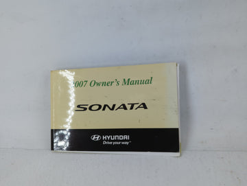 2007 Hyundai Sonata Owners Manual Book Guide P/N:A3KO-EU64H OEM Used Auto Parts