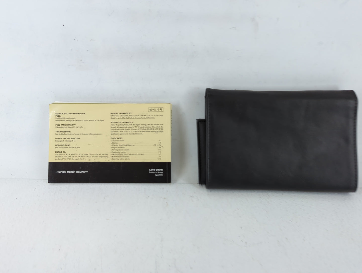 2007 Hyundai Sonata Owners Manual Book Guide P/N:A3KO-EU64H OEM Used Auto Parts - Oemusedautoparts1.com