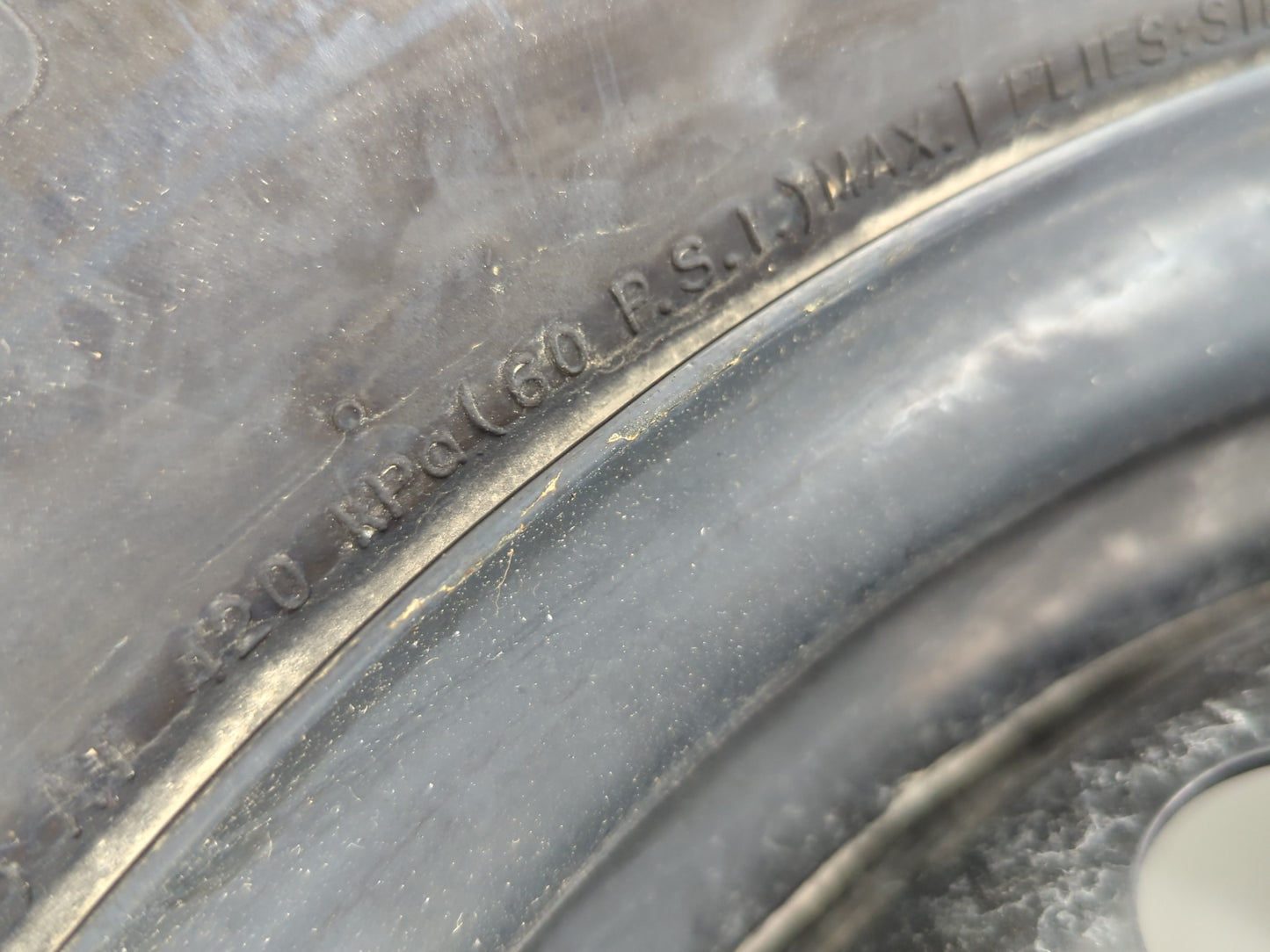 2006-2015 Hyundai Tucson Spare Donut Tire Wheel Rim Oem - Oemusedautoparts1.com