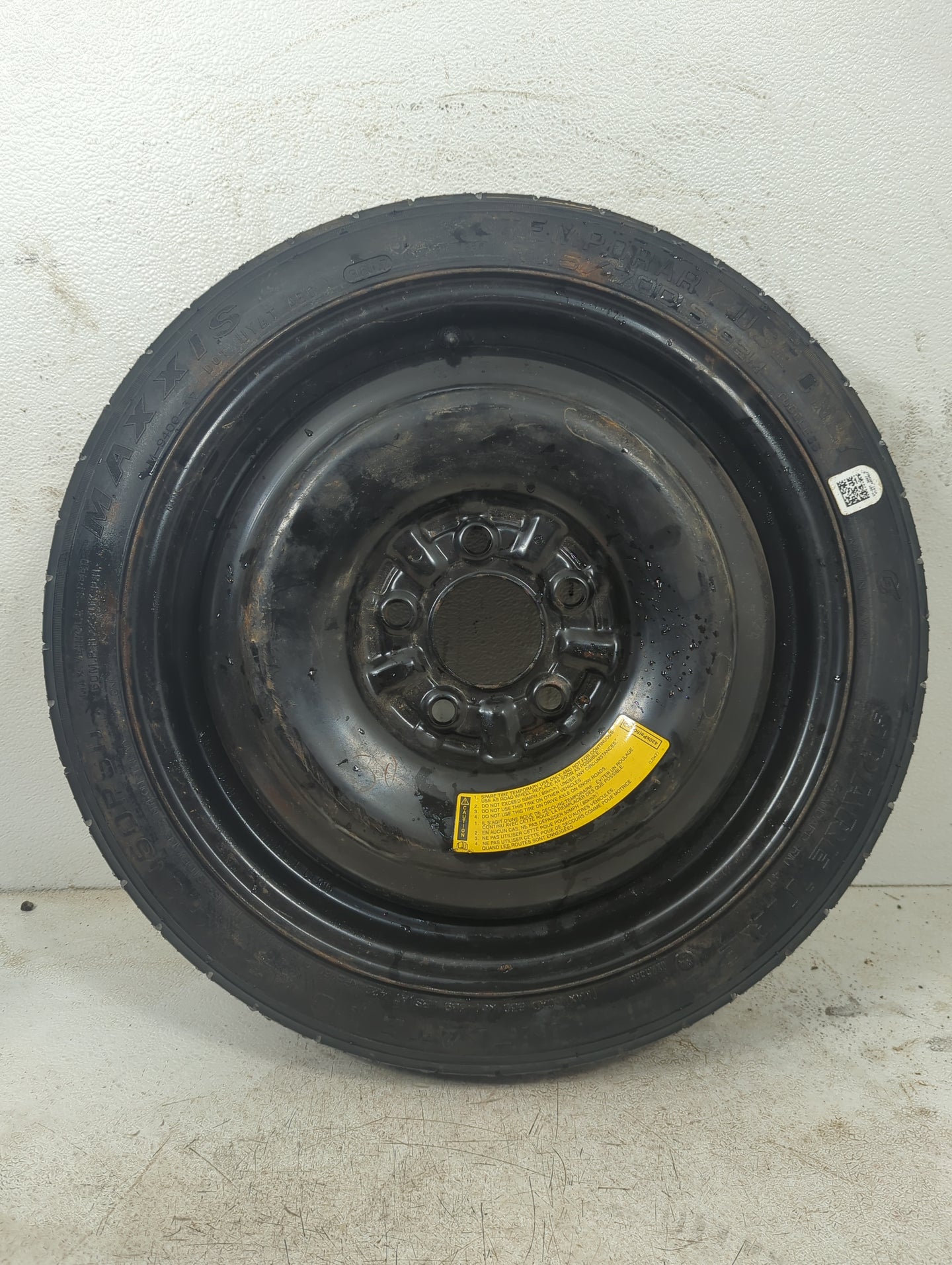 2006-2015 Hyundai Tucson Spare Donut Tire Wheel Rim Oem 1120374 - Oemusedautoparts1.com