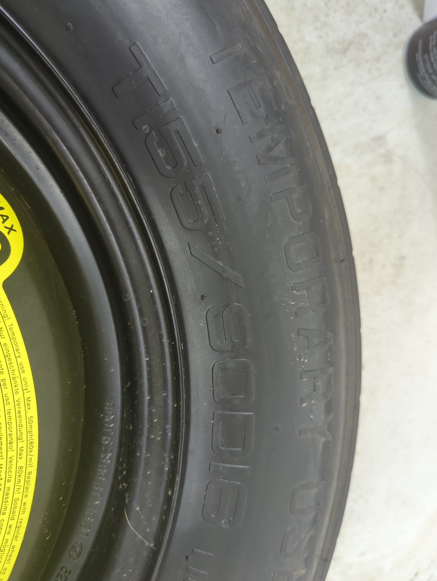 2006-2015 Hyundai Tucson Spare Donut Tire Wheel Rim Oem 1120374 - Oemusedautoparts1.com
